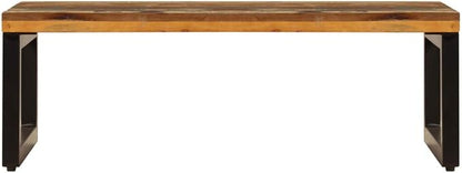 Solid Reclaimed Wood Coffee Table 39.4x19.7x13.8 Inches - Image 4