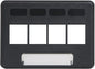 ICC 4-Port Modular Furniture Faceplate by ICC