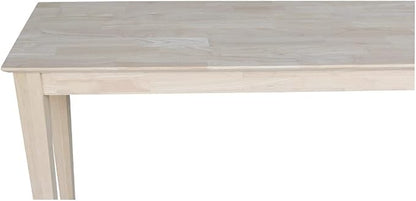 International Concepts Shaker Console Sofa Table, 72-Inch Long, Solid Parawood - Image 10