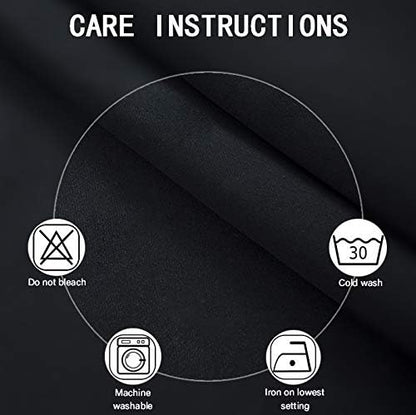 Blackout Curtains 66 x 84 inch/Black Curtains Set of 2 Panels/Thermal Insulated - Image 4