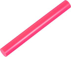 HARFINGTON Acrylic Clay Roller 9 Inch x 1 Inch Solid Non-Stick Plastic Round Tube Roller Polymer Clay Rod Fondant Rolling Pin for Shaping, Sculpting, Modeling DIY Crafts, Rose Red