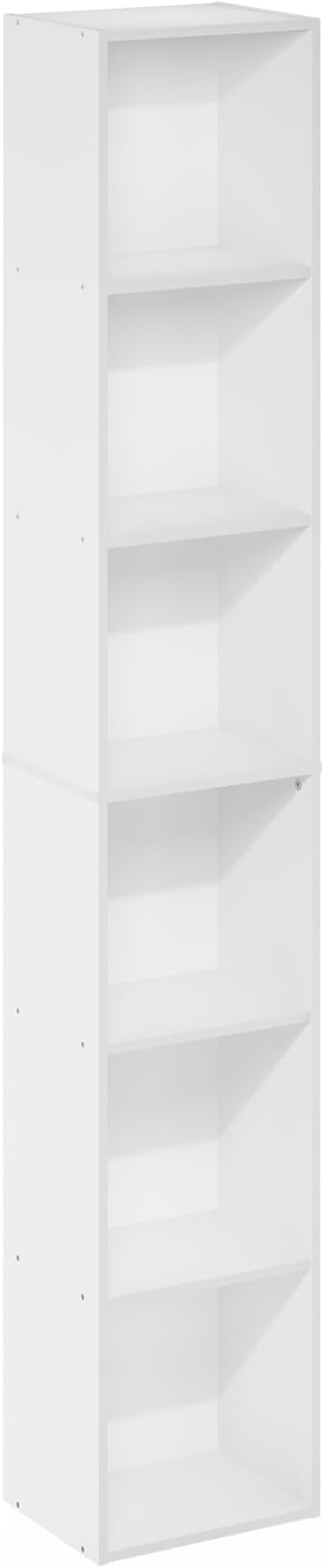 Furinno LUDER Book Shelf, 6-Tier Tall Modern Bookshelf, Bookcase - Image 7