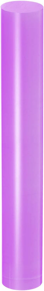 HARFINGTON Acrylic Clay Roller 7.28 Inch x 1 Inch Solid Non-Stick Plastic Round Tube Roller Polymer Clay Rod Fondant Rolling Pin for Shaping, Sculpting, Modeling DIY Crafts, Purple