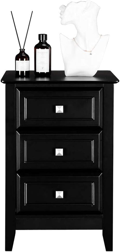 Bonnlo Upgraded Black Nightstand - Image 8