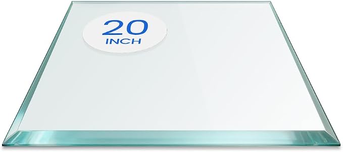 Dulles Glass 20 inch Square Glass Table Top by DullesGlass