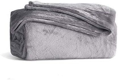 KMUSET Fleece Blanket Twin Size Grey Lightweight Throw Blanket Super Soft Cozy - Image 8
