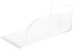 jojofuny Transparent Acrylic Cake Scraper Smoother, Baking Tool for Cake Decoration, Fondant Smoother, Bakery Supplies, Frosting Tools, 8.66 X 3.93 X 3.14 Inch
