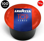 Lavazza Blue Top Class Espresso Capsules, Arabica and Robusta Blend, Compatible with Lavazza Classy Machines (100 Capsules)