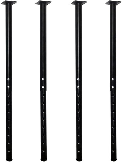 QLLY Adjustable Metal Table Leg, 24-40 inch, Home Office DIY Desk Leg, by QLLY
