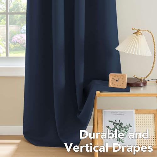 H.VERSAILTEX Navy Blackout Curtains - Image 8