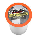 Brooklyn Beans Black and White Cookie Coffee Pods - Compatible with Keurig K Cup Brewers Including 2.0 Machines, 40 Count, Dessert-Inspired