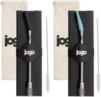 JoGo - Portable Coffee and Tea Brewing Straw - Reusable Coffee Maker Made of Stainless Steel with Single Serve Strainer - Filter Function for Hot and Cold Brew - Ideal for Coffee and Loose Leaf Teas