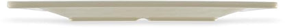 Carlisle FoodService Products Grove Reusable Plastic Plate Square Plate with Rim for Home and Restaurant, Melamine, 8.5 Inches, Smoke, (Pack of 12)