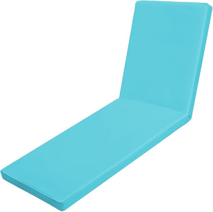 Outdoor Chaise Lounge Cushions for Patio, Waterproof Replacement Seat Cushions by Iheqard