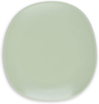 Stone lain Delilah Salad Plate 6-Piece Dish Set, Porcelain, Lime Green