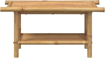 Modern Bamboo Coffee Table - Image 4