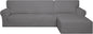PureFit Stretch Sectional Couch Covers 2 pcs Non Slip L Shape Sofa Cover by PureFit