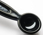 Number-One Coffee Machine Brush Cleaner Nylon Espresso Machine Brush Grinder Brush Coffee Cleaning Tool with Spoon (Pack of 2)