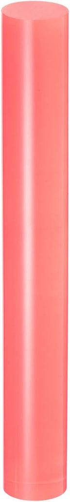 HARFINGTON Acrylic Clay Roller 8 Inch x 1 Inch Solid Non-Stick Plastic Round Tube Roller Polymer Clay Rod Fondant Rolling Pin for Shaping, Sculpting, Modeling DIY Crafts, Pink