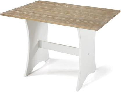 Riverbay Furniture Traditional Solid Wood Dining Nook Set - Image 8