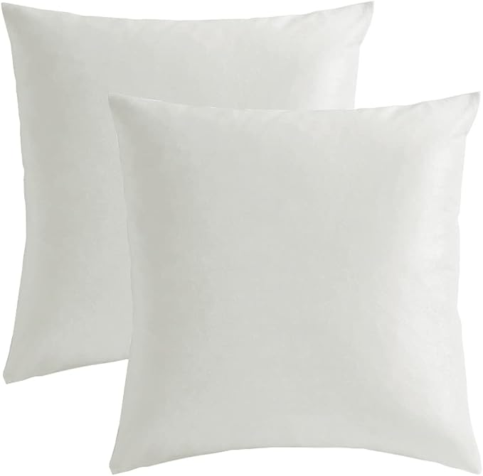 GIGIZAZA Ivory Velvet Decorative 18x18 Throw Pillow Covers - Image 2