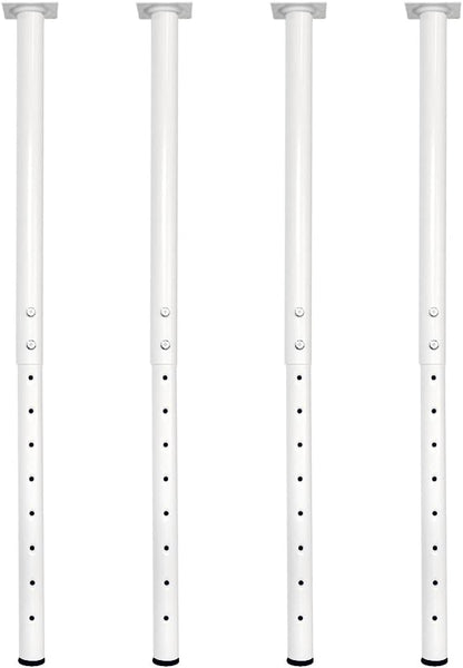 QLLY 24-40 inch Adjustable Metal Table Legs, Heavy Duty DIY Desk Legs by QLLY