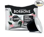 Caffe Borbone Nespresso Compatible Coffee Pods, Kikka 100% Arabica, Medium Roast, Rich and Balanced - NOT compatible with Vertuo - 50 Count