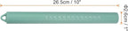 HARFINGTON Silicone Rolling Pin 10" Silicone Surface Non-Stick Stainless Steel Inner Core Dough Roller Kitchen Roller for Baking Pastry Pizza Fondant Bread, Green
