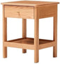 Snack Table Chinese Style Solid Wood Bedside Table Modern Minimalist Bedroom by Unknown