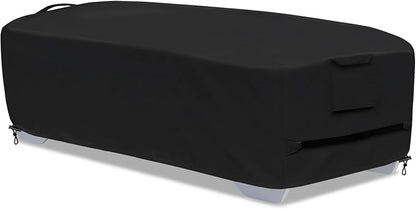 Stackable Chaise Lounge Covers for 2-3 Stackable Patio Lounge Chair, 600D by GoldenRaindrop