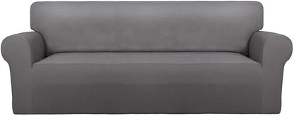 PureFit Stretch Couch Covers for Sofa Large Sofa Slipcovers Light Gray | by PureFit
