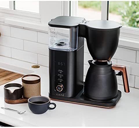 Café Specialty Drip Coffee Maker | 10-Cup Insulated Thermal Carafe | WiFi Enabled Voice-to-Brew Technology | Smart Home Kitchen Essentials | SCA Certified, Barista-Quality Brew | Matte Black