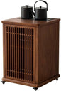 Sofas Chinese Style Wooden Sofa Side Table Tea Cabinet Mobile Tea Side Cabinet by Unknown