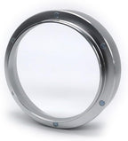 1pc Espresso Dosing Funnel 51/53/58mm Coffee Dosing Ring Aluminum Espresso Distribution Coffee Tool for Home Coffee Bar Shop College Dorm Room Apartment Essential Coffee Accessories (53mm, Silvery)