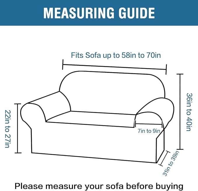 H.VERSAILTEX Stretch Couch Cover Sofa Covers - Image 2