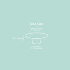 The Cake Stand -10" Ceramic Pedestal Cake Stand with Gloss Finish - Modern Display for Cakes, Cupcakes, Cookies & More - Perfect for Weddings, Birthdays & Baby Showers (Black)