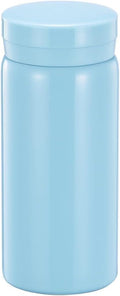Mini Thermos Cute Water Bottle - 7 oz Tiny Insulated Vacuum 18/10 Stainless Steel Small Flask - Leak Proof & Spill Proof & Keeps Cold and Hot for Drink, Coffee, Tea - Light Blue