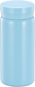 Mini Thermos Cute Water Bottle - 7 oz Tiny Insulated Vacuum 18/10 Stainless Steel Small Flask - Leak Proof & Spill Proof & Keeps Cold and Hot for Drink, Coffee, Tea - Light Blue