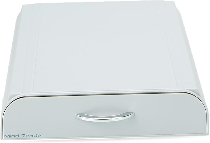 Mind Reader Nespresso Compatible Capsule Drawer, Countertop Organizer, Coffee Pod Holder, Storage, 9.25"L x 15"W x 2"H, Gray