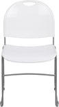 Flash Furniture HERCULES Series 5 Pack 880 lb. Capacity White Ultra-Compact by FlashFurniture