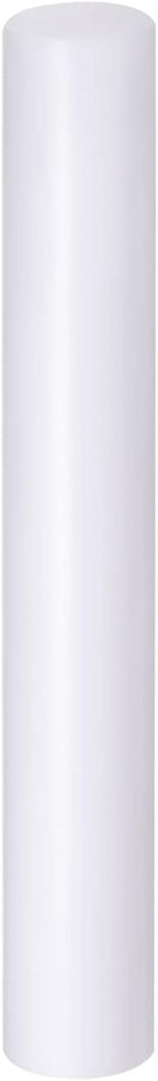 HARFINGTON Acrylic Clay Roller 7.28 Inch x 1 Inch Solid Non-Stick Plastic Round Tube Roller Polymer Clay Rod Fondant Rolling Pin for Shaping, Sculpting, Modeling DIY Crafts, White