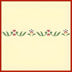 Rosemaling Pattern 3 & 4 Mini Stencils - Reusable Mylar Templates for DIY Crafts, Wood Signs, Walls & Fabric - Nordic Folk Art Painting & Scandinavian Designs - The Artful Stencil
