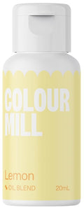 Colour Mill Oil-Based Food Coloring, 20 Milliliters Lemon