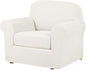 H.VERSAILTEX 2 Piece Couch Cover Stretch Stylish Chair Cover Furniture by HVERSAILTEX