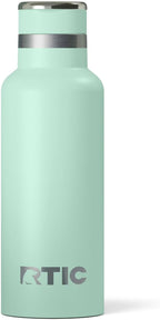 RTIC 16oz Journey Bottle Metal Stainless Steel Vacuum Insulated, BPA Free, Reusable, for Water, Hot and Cold Drinks, Travel, Sports, Camping, Fresh Mint