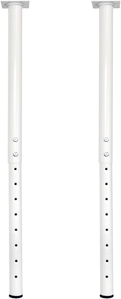 QLLY 24-40 inch Adjustable Metal Table Legs, Heavy Duty DIY Desk Legs by QLLY