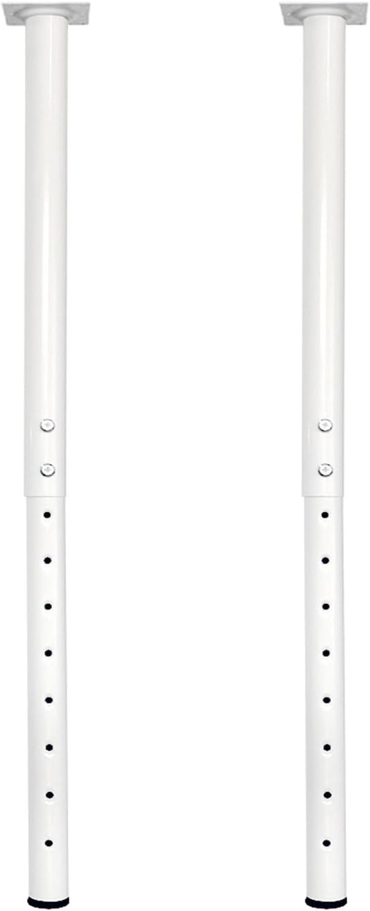 QLLY 24-40 inch Adjustable Metal Table Legs, Heavy Duty DIY Desk Legs by QLLY