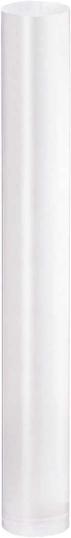 HARFINGTON Acrylic Clay Roller 8 Inch x 1 Inch Solid Non-Stick Plastic Round Tube Roller Polymer Clay Rod Fondant Rolling Pin for Shaping, Sculpting, Modeling DIY Crafts, Transparent