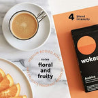 WOKEN COFFEE Compostable Nespresso Pods - Arabica Light Roast Italian Espresso Coffee Capsules Compatible With Nespresso Coffee Machine (100 Pod Count, 10 Boxes)