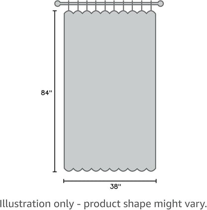 Blackout Curtains 38 x 84 inch/Bright Red Curtains Set of 2 Panels/Thermal - Image 10